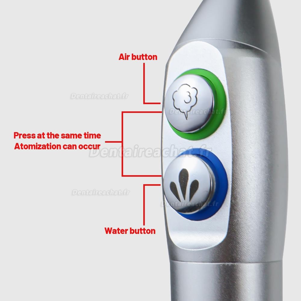 Seringue air / eau 3 voies dentaire